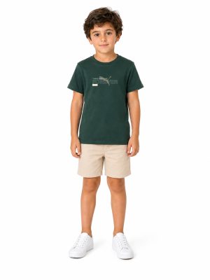 Franela Niño, Puma Forever Verde Pino